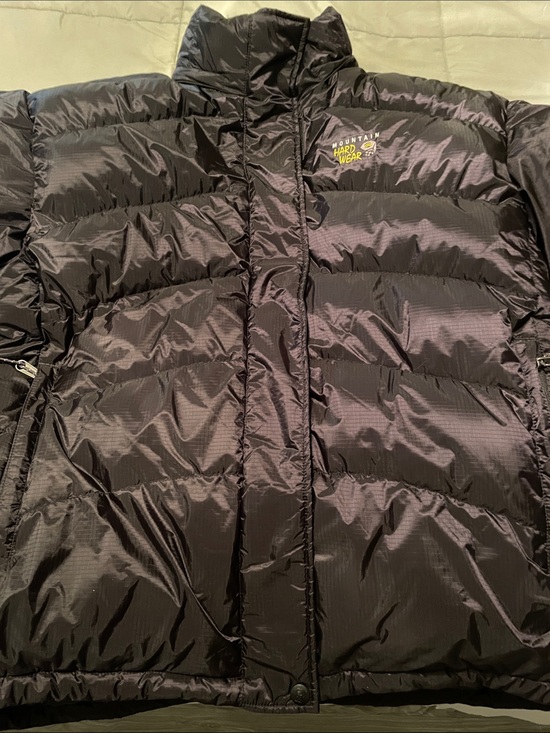 Mountain Hardwear Other - Mountain Hardwear Men's Black Puffer Jacket with Yellow Logo